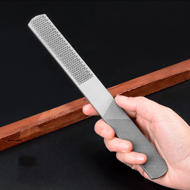 1 Piece About 200mm Multi-Function File 4 In 1 Wood File Woodworking Flat Half Round File Woodworking Abrasive Tool