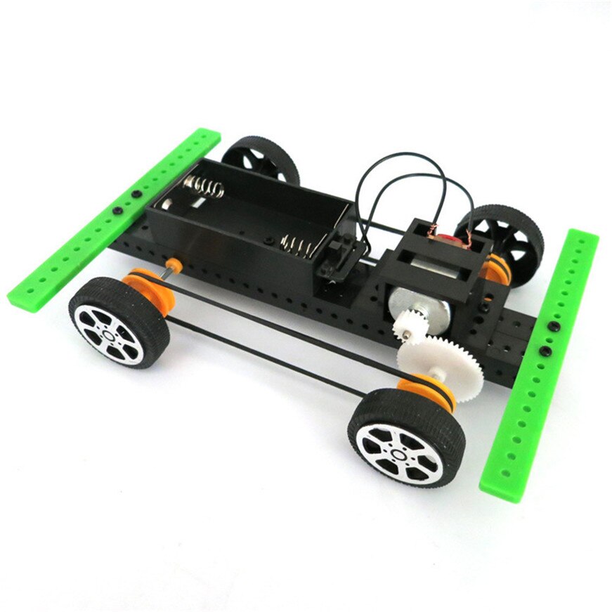 #1 Set Mini Aangedreven Speelgoed DIY Auto Kit Kinderen Educatief Gadget Hobby Grappige