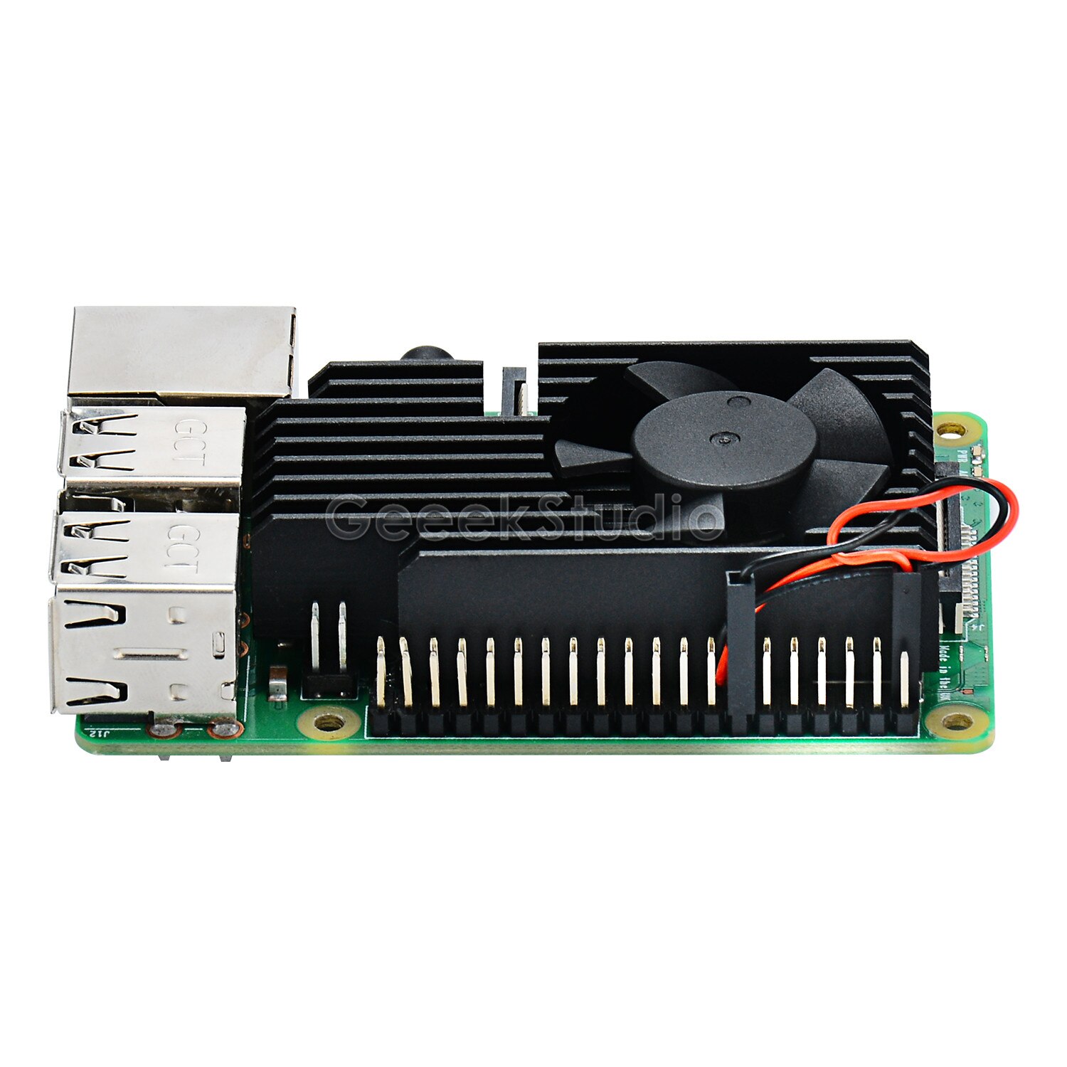 Kit de disipador térmico de ventilador de refrigeración extremo CNC para Raspberry Pi 3B + / 3B Plus / 3B