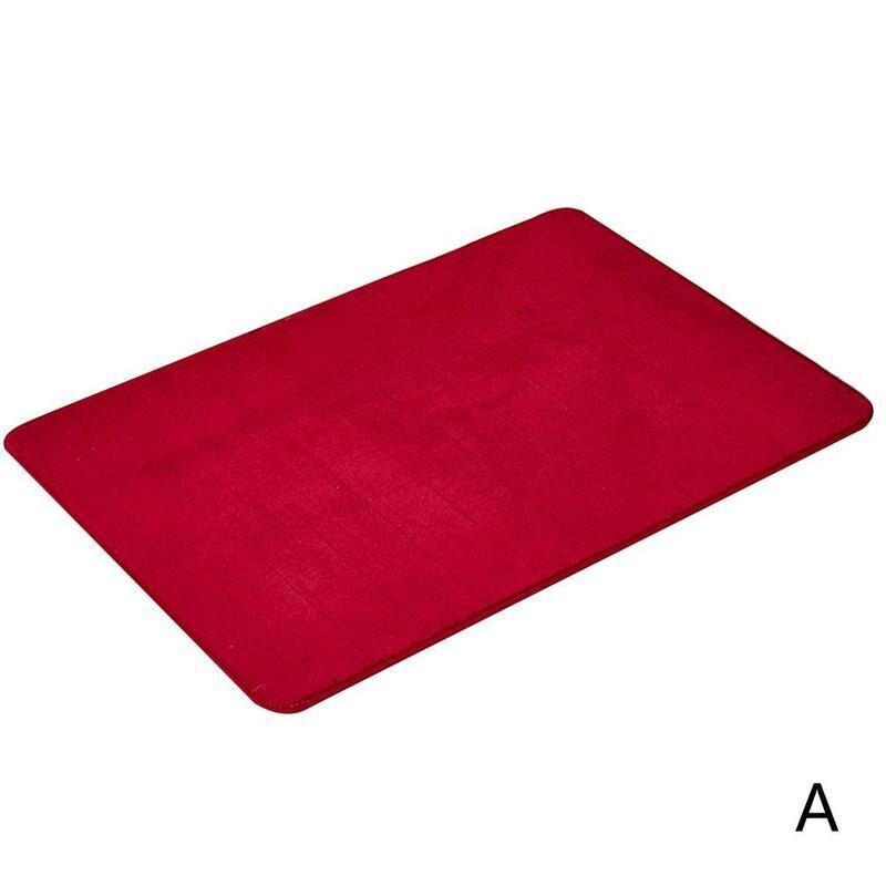Tæppe vandabsorberende blød memory skummåtte tæpperum 40 x 60cm mat gulvtæppetilbehør skridsko ikke soveværelse bruser bad  t8 j 6: -en