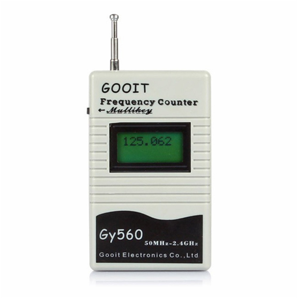 Digital Frequency Counter 7 DIGIT LCD Display for Two Way Radio Transceiver GSM 50 MHz-2.4 GHz GY560 Frequency Counter Meter