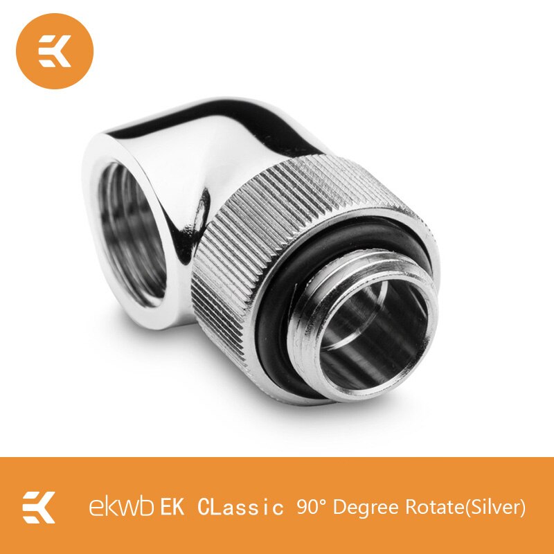 2PCS EKWB Klassieke Serie 90 graden Adapter Fitting met G1/4 "draad vloeistof loop elleboog
