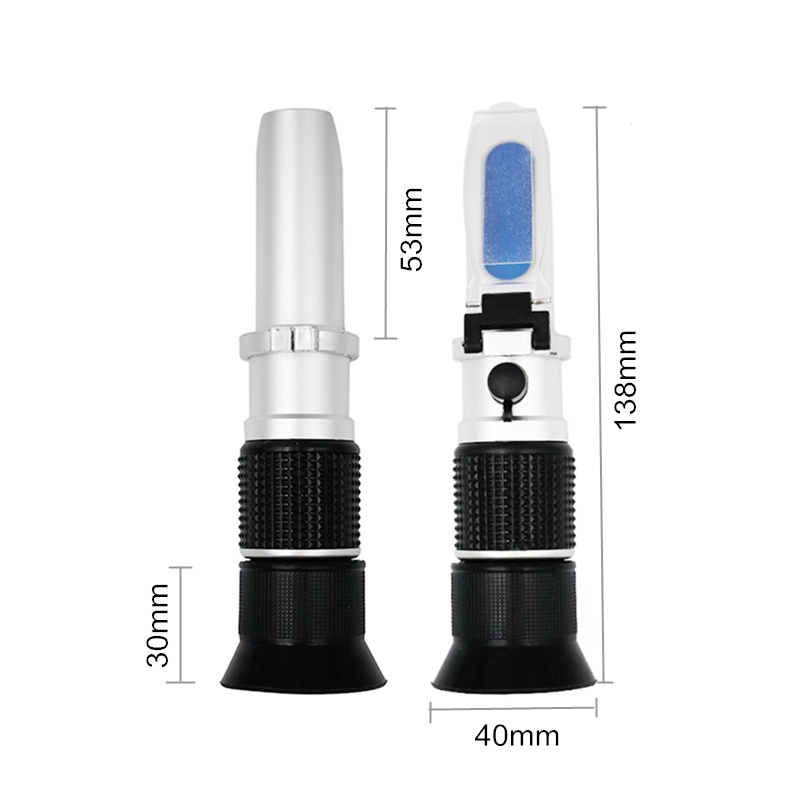 Handheld 0-90% Brix Refractometer for sugar content fruit juice liquids tester accuracy Brix instrument with retail box 22% off