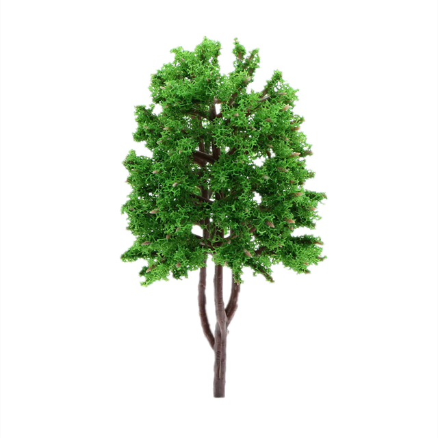 10PCS Miniature Model Sand Table Tree Landscape Miniature City Road Decoration Commercial Real Estate And Other Occasion Models: 9CM