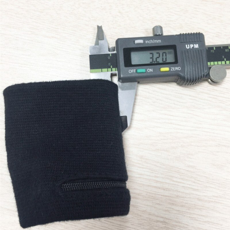 Ritssluiting pols portemonnee tas hardloop sport armband tas voor  mp3 sleutelkaarten opbergtas badminton basketbal polsband zweetband