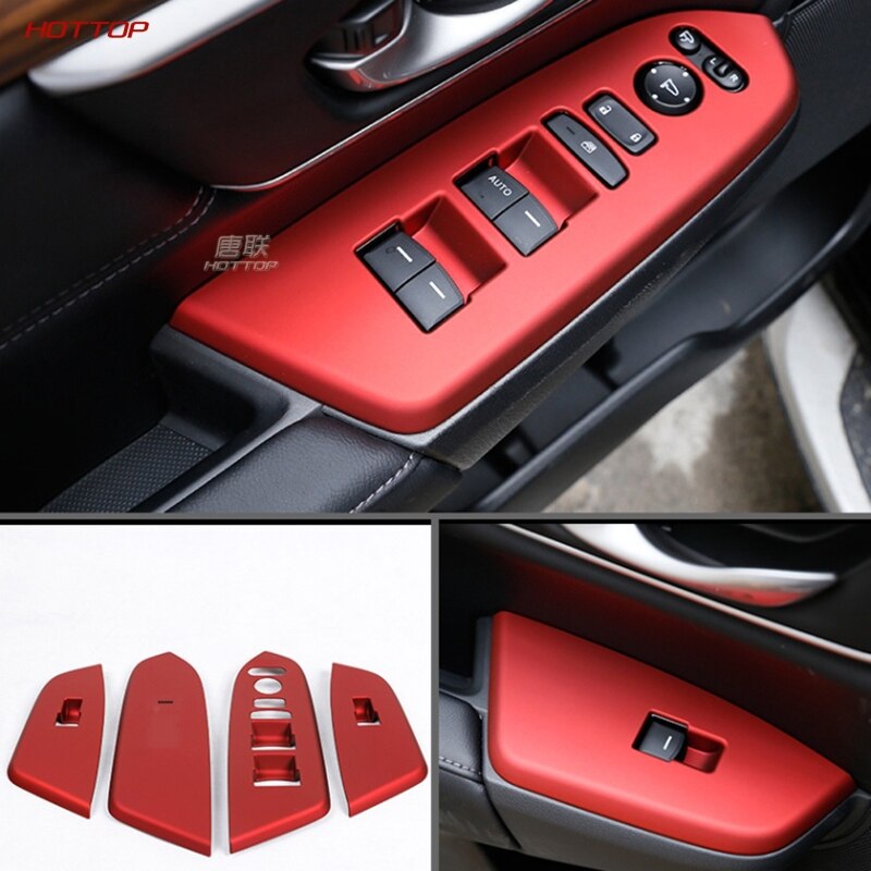 Para Honda CRV CR-V MODIFICACIÓN DE Interior Rojo accesorios de decoración conjunto completo de pegatinas de suministros de coche