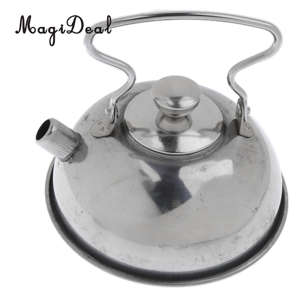 Magideal 1Set Roestvrij Stalen Waterkoker Keuken Keuken Koken Kookgerei Kids Kinderen Pretend Play Speelgoed