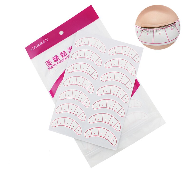 Makeup Five Point Grafting Training Pads For Beginner Practice Tools Under Eye Eyelash Extension Sticker Positioning Patch