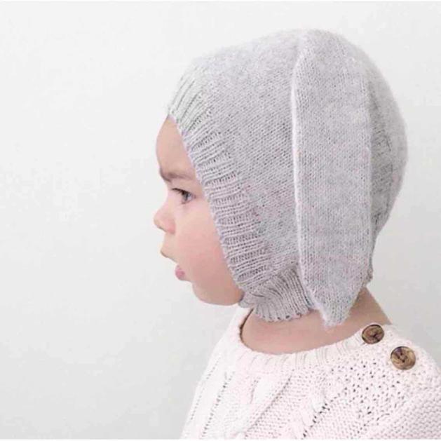 Baby Hoed voor Meisje Jongen Winter Hoed voor kinderen Warm solid Gebreide Gehaakte Konijn Hoeden met oren Hoeden baby Cap L50599