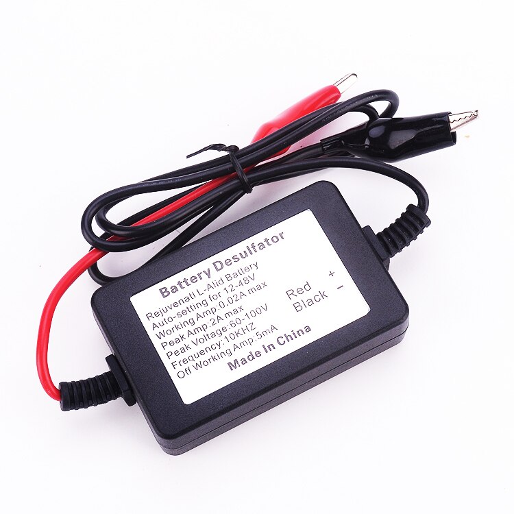 Pulsing Disply ácido de plomo Auto desulfatador de batería acondicionador regenerador 12 24 36 48 voltios combinado