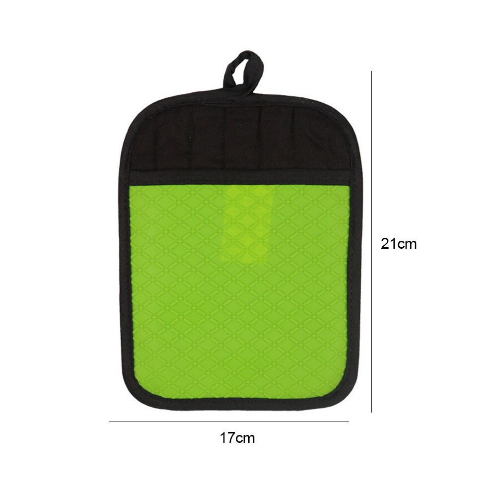 1Pc Non Slip Heat Insulated Thick Cotton Glove Mitten Pot Pad Mat Baking Tool