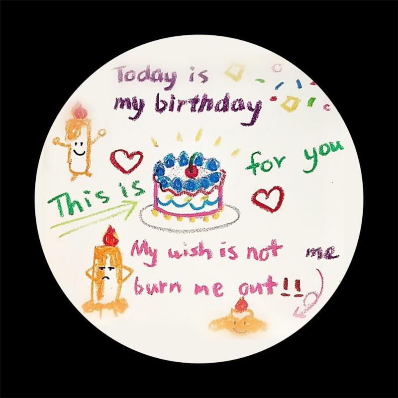 Happy Birthday Night Light Photo Projector Birthday Party For Kids Korean Wedding Projection Lamp Bedroom Decoration 2022: 01