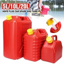 Plastic Fuel Tanks Anti-corrosion Petrol Cans Mount Motorcycle Car Jerry Can Gas Tank Oil Container Fuel Canister 5L/10L/20L