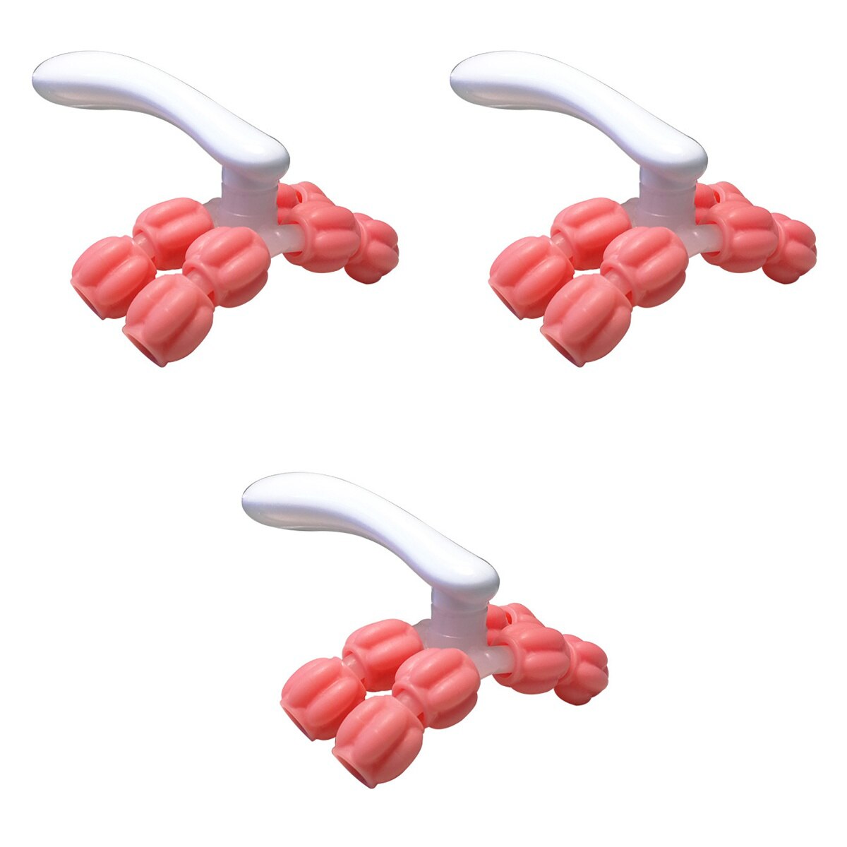 3 pcs Roller Fitness Roller Body Muscle Relaxer Handheld Massager: Default Title