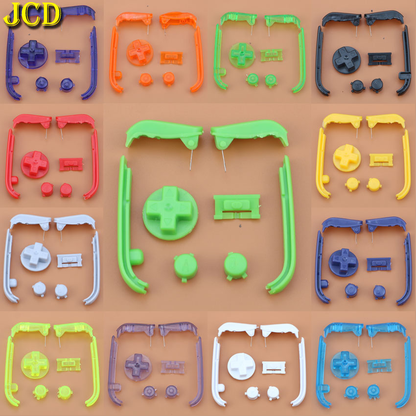 JCD Multi-Color Buttons Keypads L R A B Buttons For Gameboy Advance Buttons Frame For GBA D Pads Power ON OFF Buttons