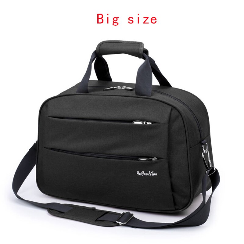 Mannen Business Reistas Grote Capaciteit Vrouwen Reizen Plunjezakken Bagage Handtas Outdoor Opslag Verpakking Cube Bagage Tote: Big Black travel bag