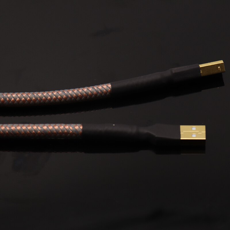 Accuphase USB Hifi Audio Cable Sound Card DAC Decoder USB2.0 Data Cable a Flat Port B Square Port