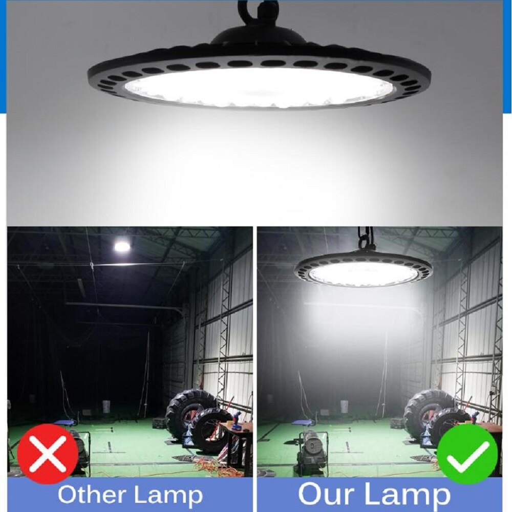 220V Led High Bay Licht Wasserdichte IP65 100W 150W 200W Garage Lager Stadion Markt Industrielle Werkstatt UFO Lampe