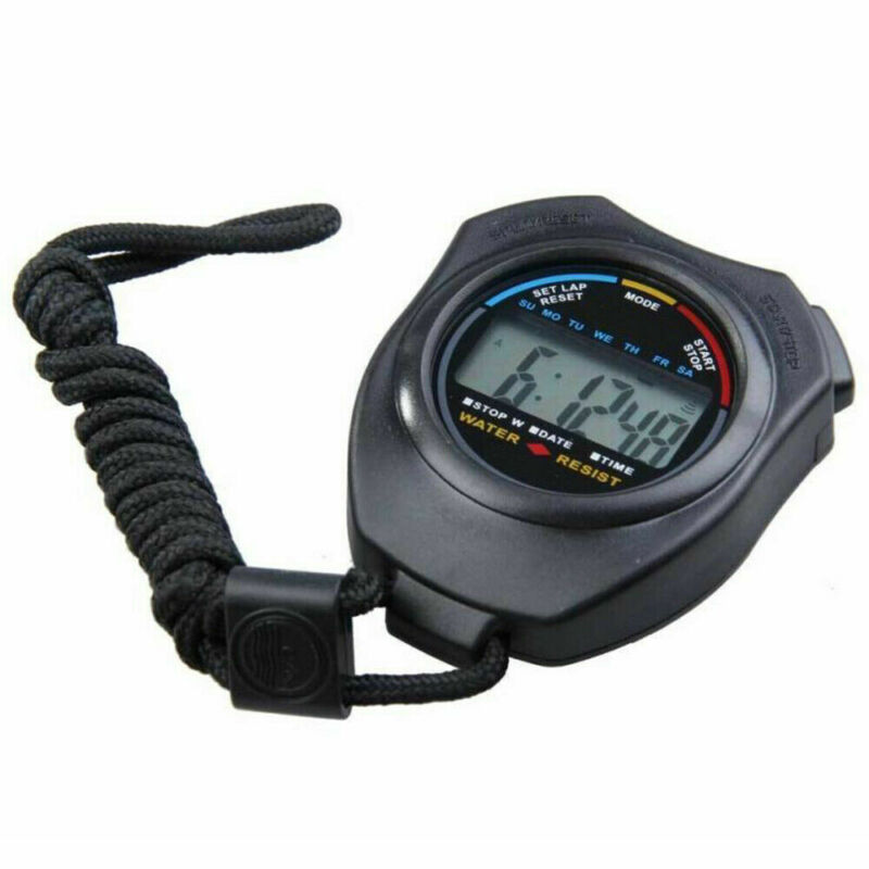 Waterproof Stop Watch Handheld Outdoor Sports Running Training Timer Portable Digital Stopwatch Timer