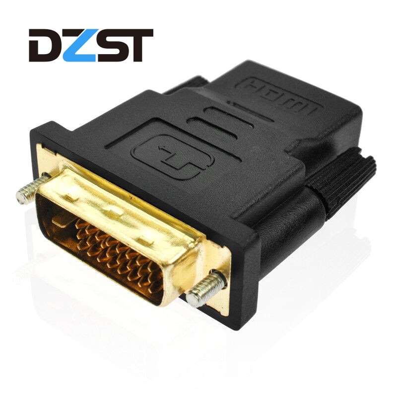 DZLST DVI 24 + 1 Mannelijke naar HDMI Female Converter HDMI naar DVI adapter Ondersteuning 1080P voor HDTV LCD