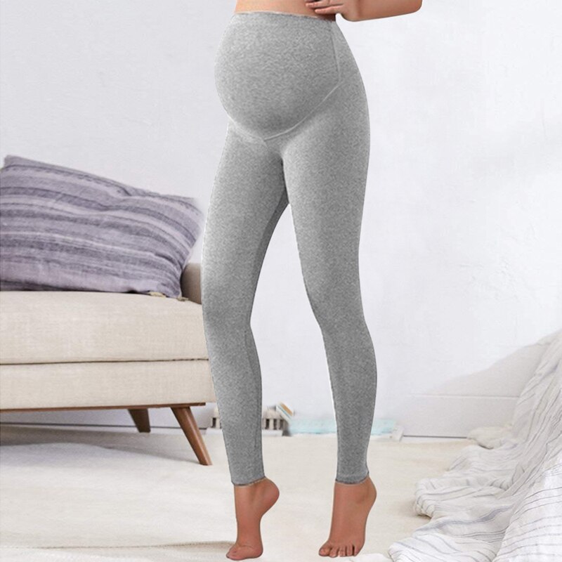 SFIT Women's Yoga Lounge Sweat Pants Everyday Maternity Belly Support Leggings High Wasit Gym Leggings Pregnant: gray / XXL