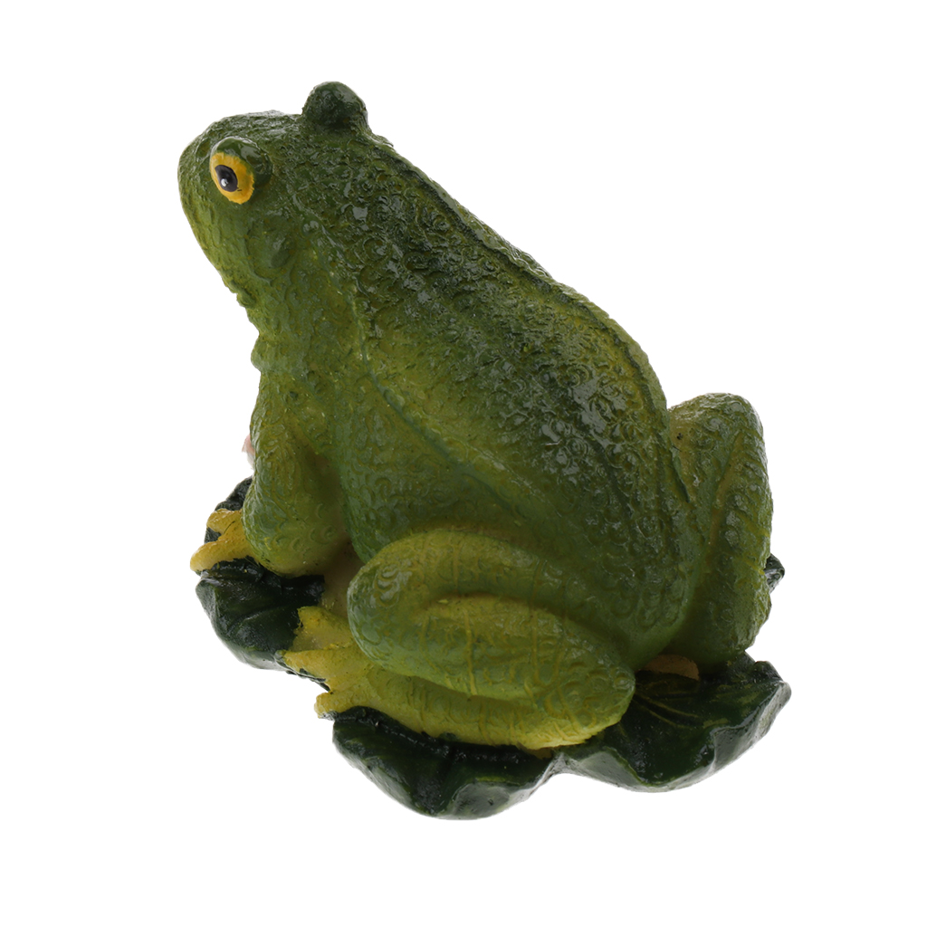 Finest Mini Resin Frog Sculpture Statue Craft for Home Office Desk Decoration Ornament