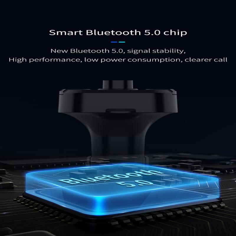 Car Bluetooth Player Dual USB Car Bluetooth Hands-Free Phone Multi-Function Card FM Receiver Mobile Phone Charger For MP3