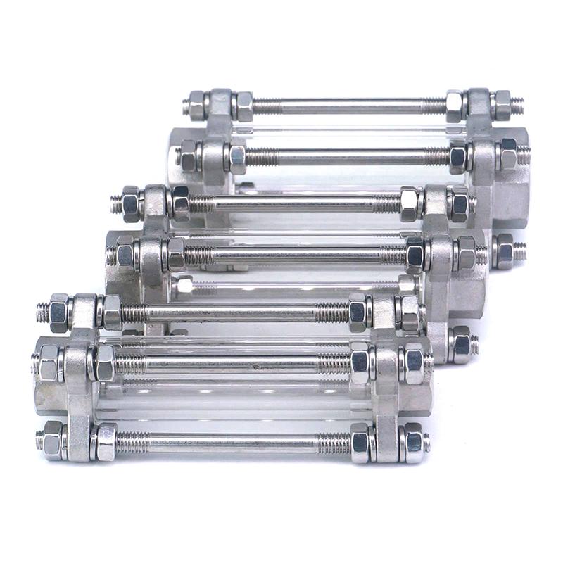 1-1/4&quot; 1-1/2&quot; 2&quot; BSPT Female 304 Stainless Steel Flow Sight Glass View Indicator Diopter
