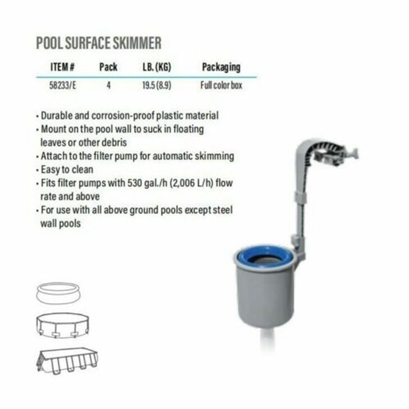 Pool Surface Skimmer 58233 For Swimming Pool