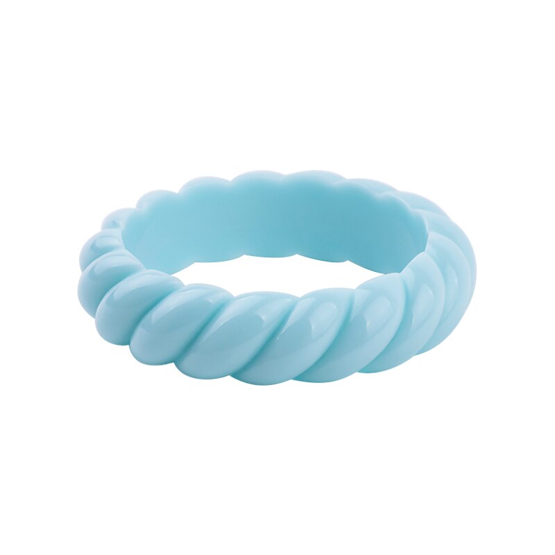 Guanlong 2017 nova resina parafuso pulseira europeu americano moda senhoras pulseiras bijoux: color-5