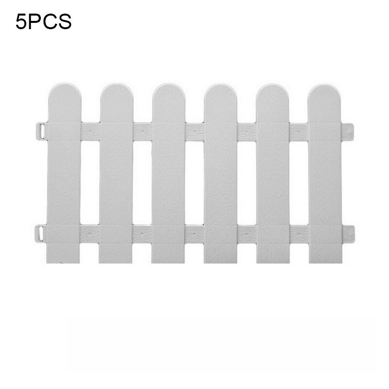 5pcs/set Indoor Outdoor Garden Fence Plastic Fence for Garden Courtyard Kindergarten Flower Vegetable Small Fence DIY Decoration: 50x30cm 5pcs