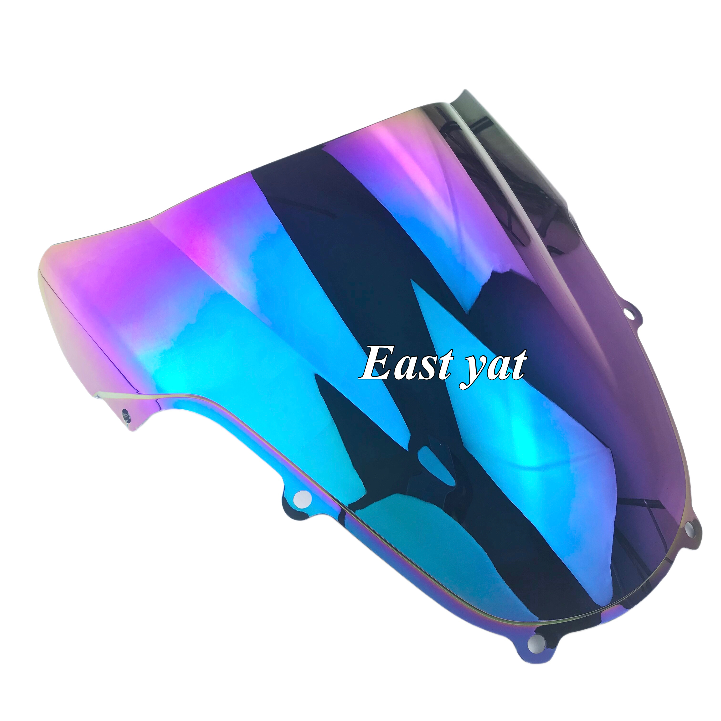 Parabrisas de doble burbuja para motocicleta, accesorio negro para Suzuki GSXR 600 GSXR 750 GSXR 1000 K1 K2 2000 2001 2002 2003