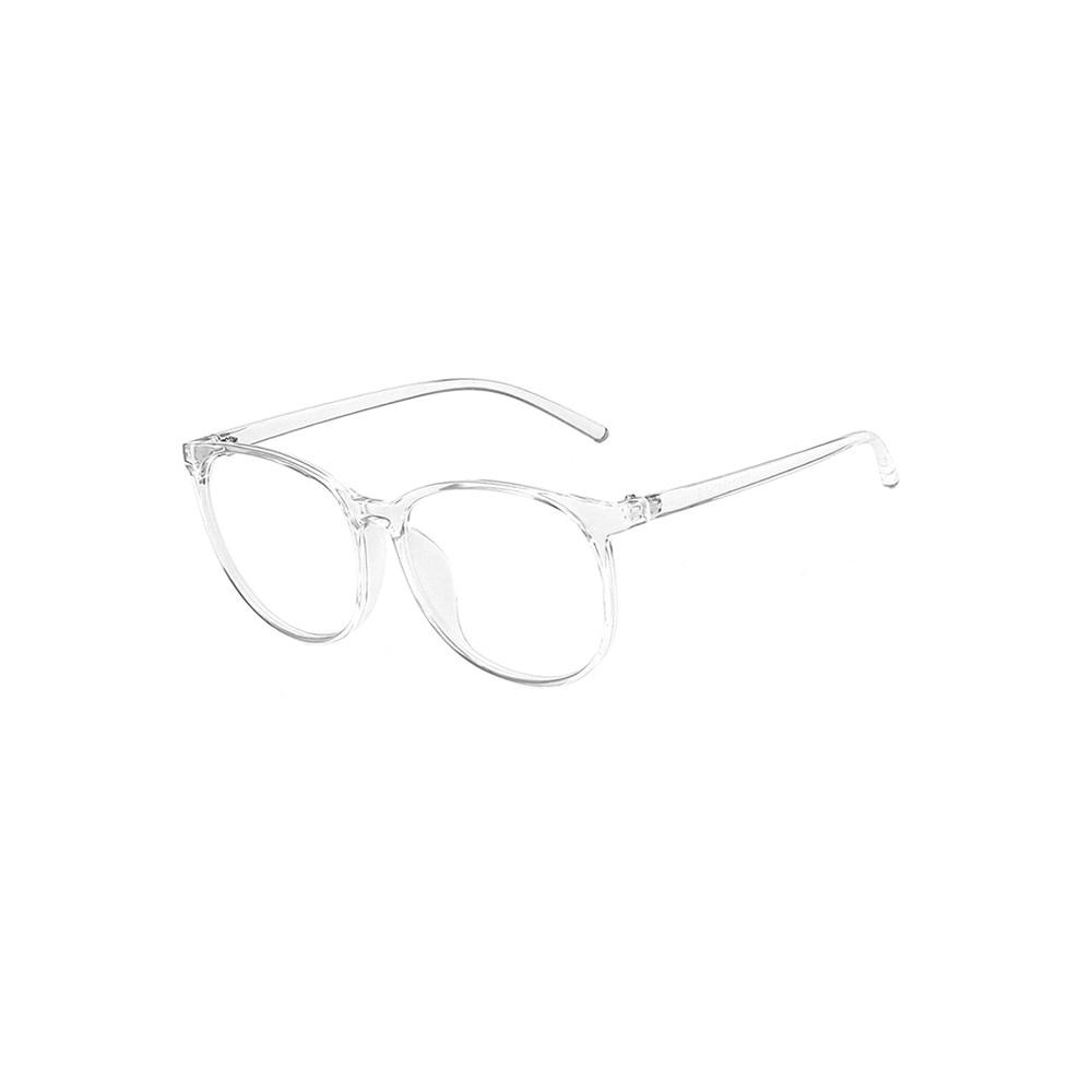 FS Optical Retouching Big Face Blue Light Blocking Glasses Transparent Women Anti Bluelight Glasses Oversize Frame