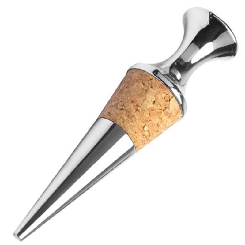 Roestvrijstalen wijnstopper vacuüm afgesloten flessenstop wijnkurk flessendoppen opbergdoos draaidop plug bar wijnaccessoires: B