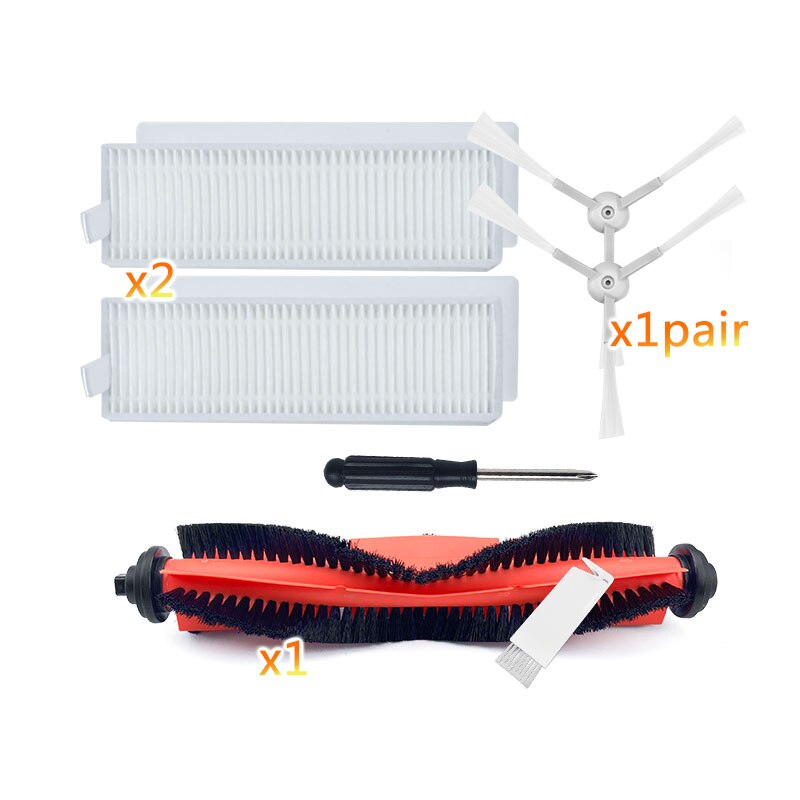 Robot Vaccum Cleaner Main Side cleaning brush hepa Built-in filter Accessories for xiaomi mijia mi G1 Parts home replaceable: 10