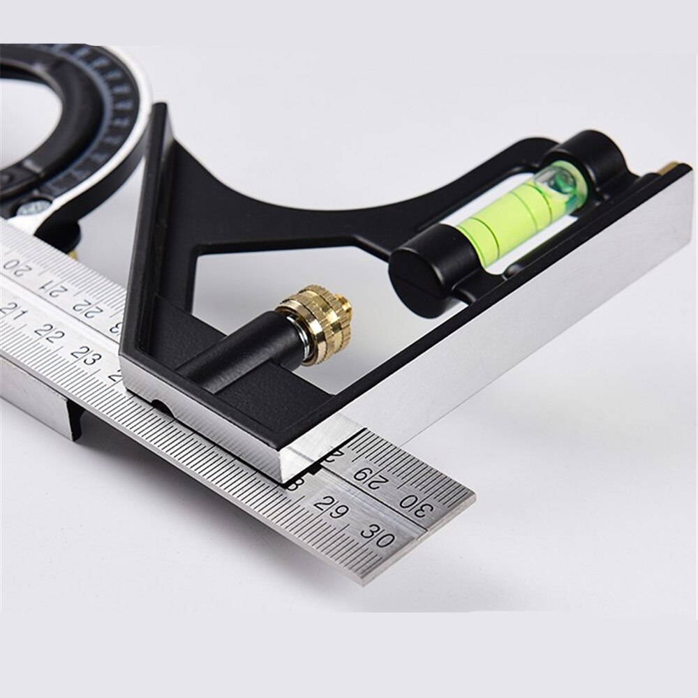 3 In1 Adjustable Ruler Multi Combination Square Angle Finder Protractor 300mm/12"Measuring Set Tools Universal Ruler Right Angle