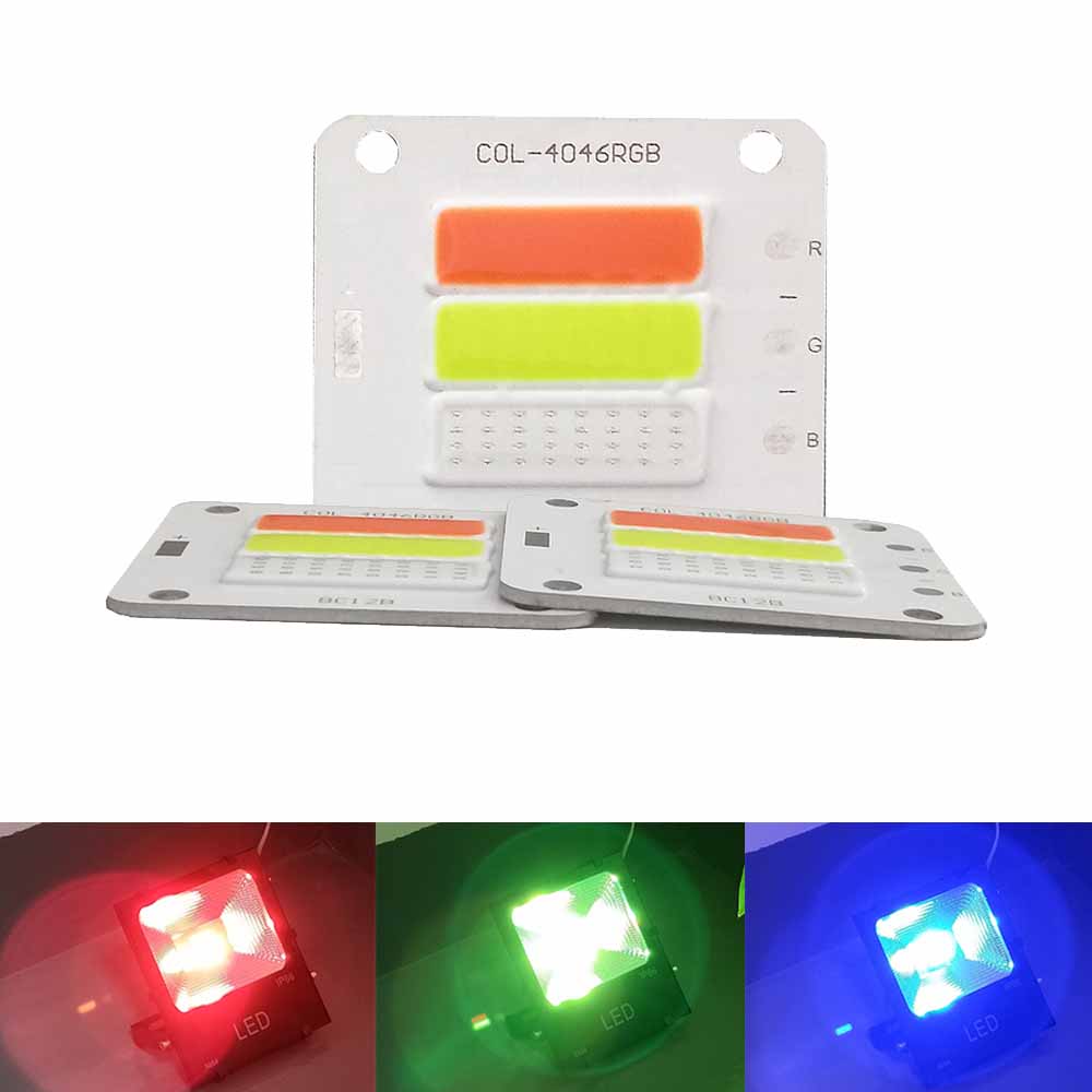CLAITE 50 watt RGB COB LED Chip Licht Quelle für Flutlicht DC24-30V RGB rot grün blau