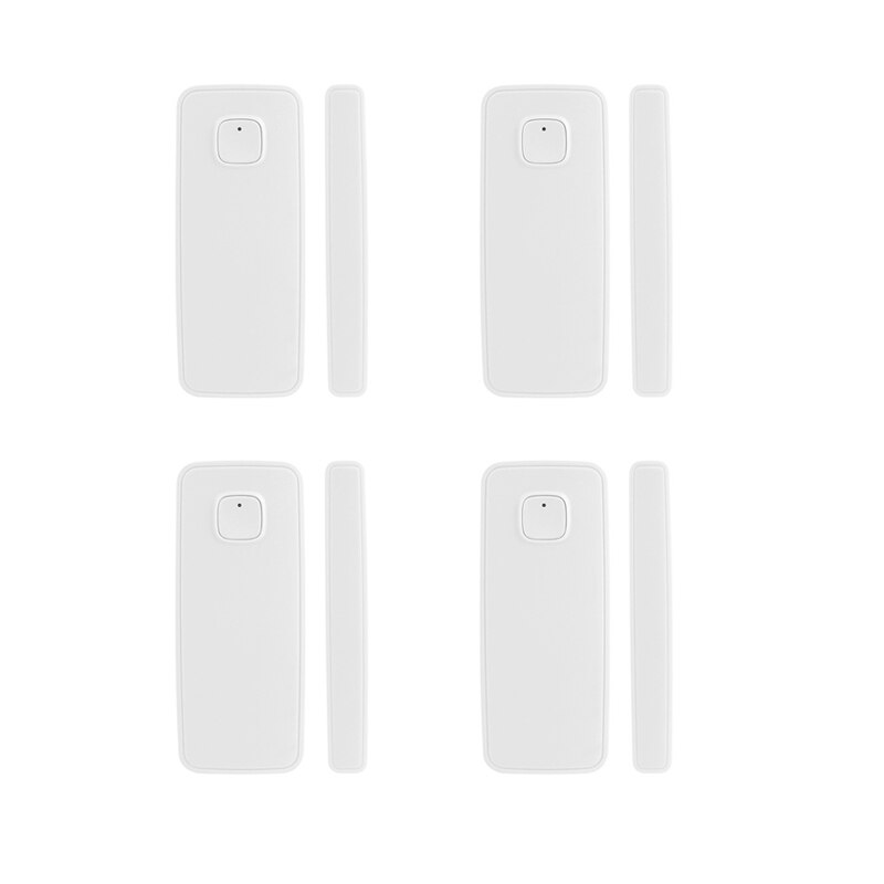 AAA Battery Powered Alexa Google Home Tuya Smart WiFi Door Window Contact Sensor Smart Life APP Alarm Sensor Notifications: 4