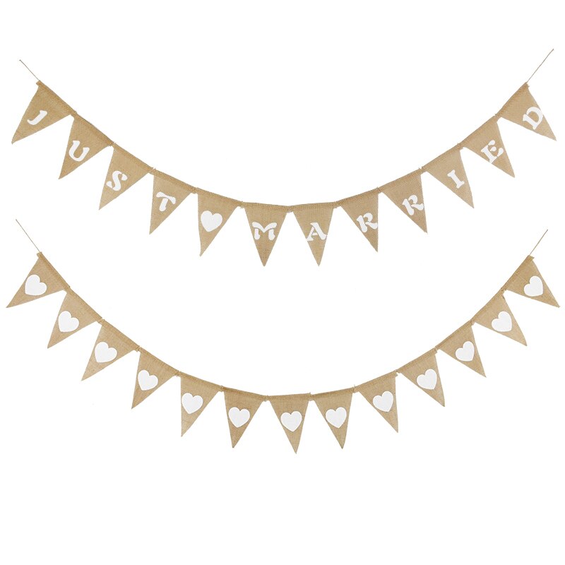 Just Married Wedding Banner Bride To Be Paper Banner Bridal Shower Marry Me Photo Props Rustic Garland Engaged Party Table Decor