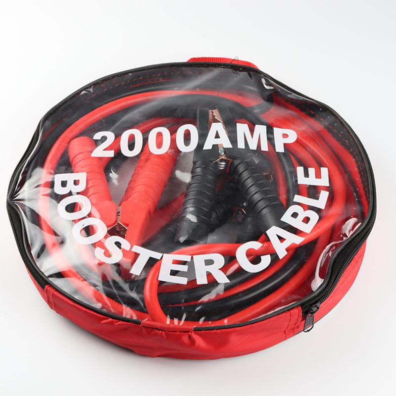 4M 500/2000 AMP Emergency Power Start Cable Emergency Power Start Cable Car Battery Jumper Booster Line Copper Wire: 2000A