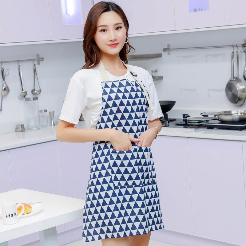 70cmx75cm Cleaning Apron Waterproof Kitchen Aprons for Woman Concise Apron Overclothes Housework Clean Apron delantal cocina