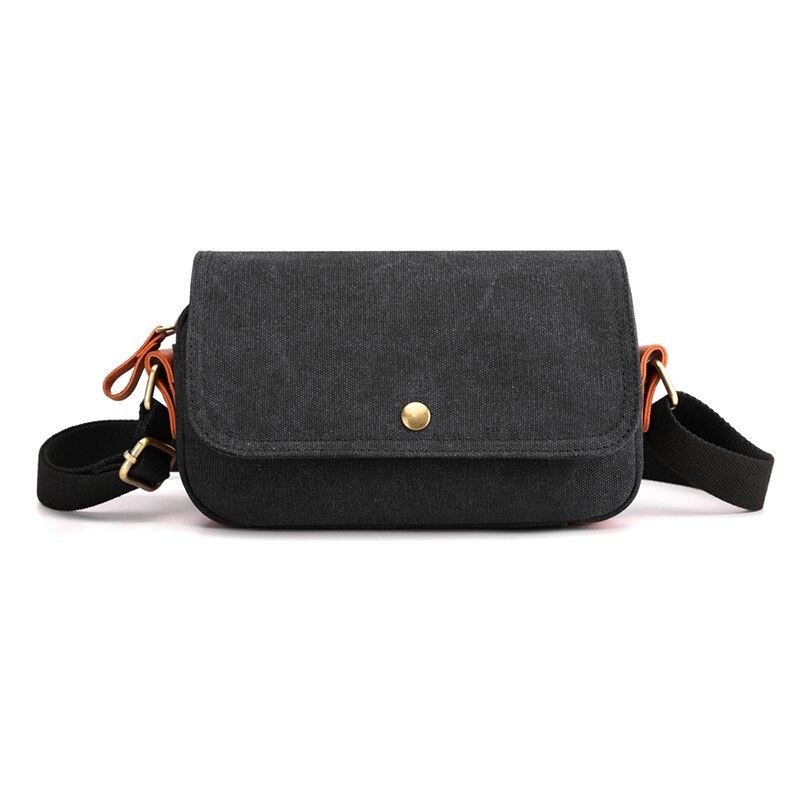 Zomer Crossbody Tassen Voor Vrouwen Canvas Tote Tas Dames Messenger Bag Vrouwen Handtassen Mode Schouder Doek Clutch Purse: Black