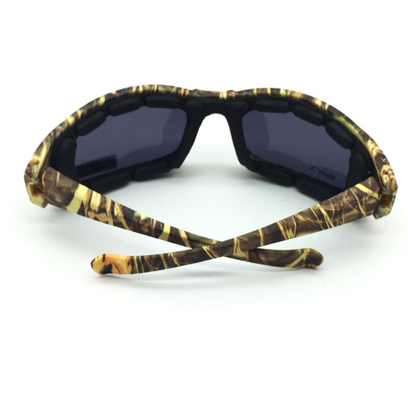 Camouflage frames Outdoor Glasses Windproof polarized lens Goggles for Hiking Shooting Camping