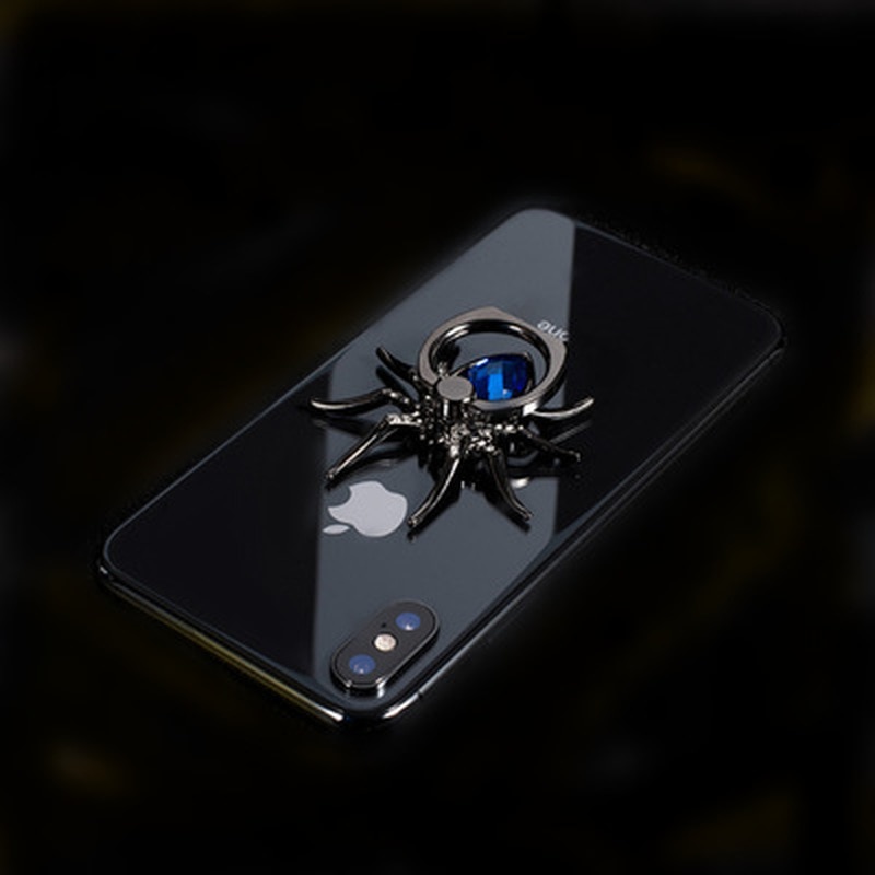 1 pçs aranha metal dedo anel do telefone móvel smartphone carro suporte de montagem suporte para iphone telefone inteligente anel atacado