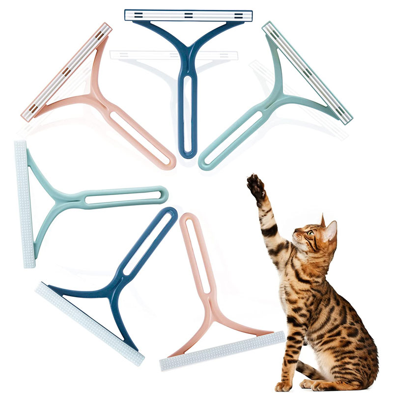 1Pc Pet Hair Remover Couch Tapijt Schraper Bont Removal Tool Herbruikbare Kat Ontharing Borstel Voor Meubels Hond Haar lint Cleaner