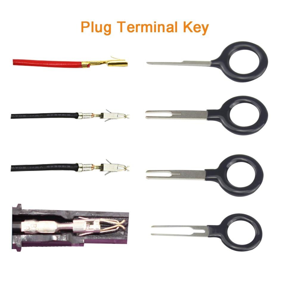 Terminal Removal Tools 11Pcs/Set Terminal Removal Tools Car Electrical Wiring Crimp Connector Pin Extractor Kit