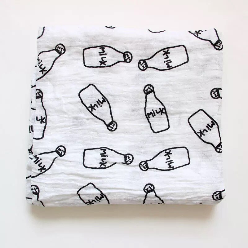 60*60 muslin bomull babyfilt swaddle mjuk tecknad wrap swaddle scarf multifunktion haklappar wrap rapa trasor handduk tillbehör: 10