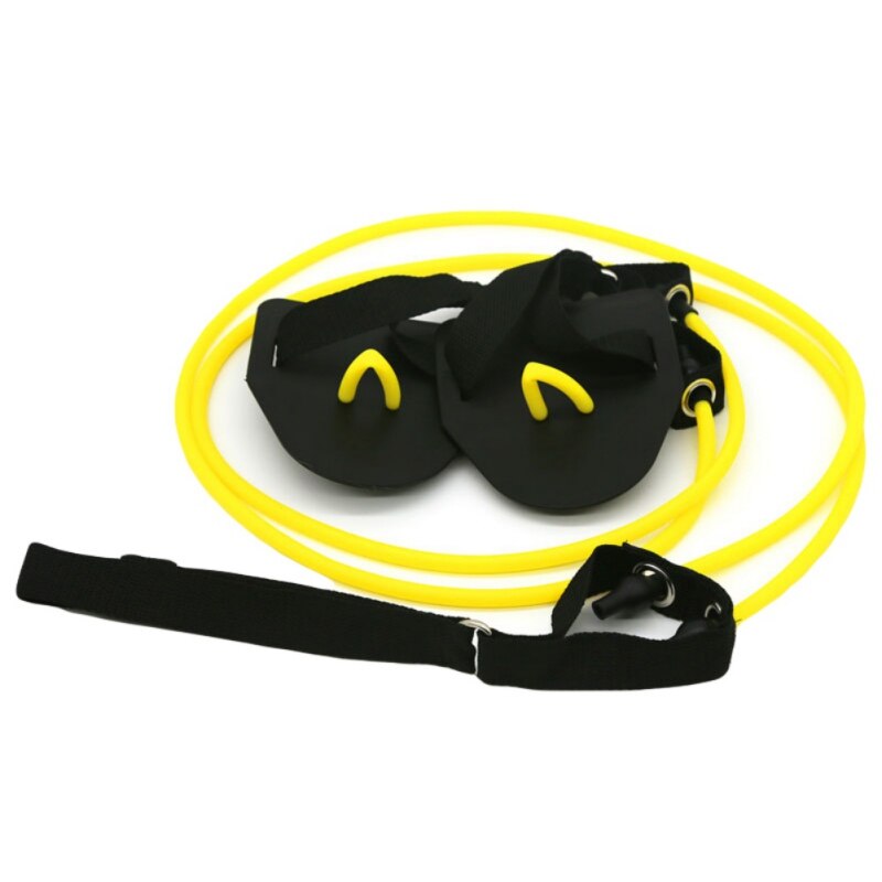 Svømmearm styrketrener håndpadler sterk slitesterk høystyrke wimming arm trener elastisk bånd for svømmetrening: En