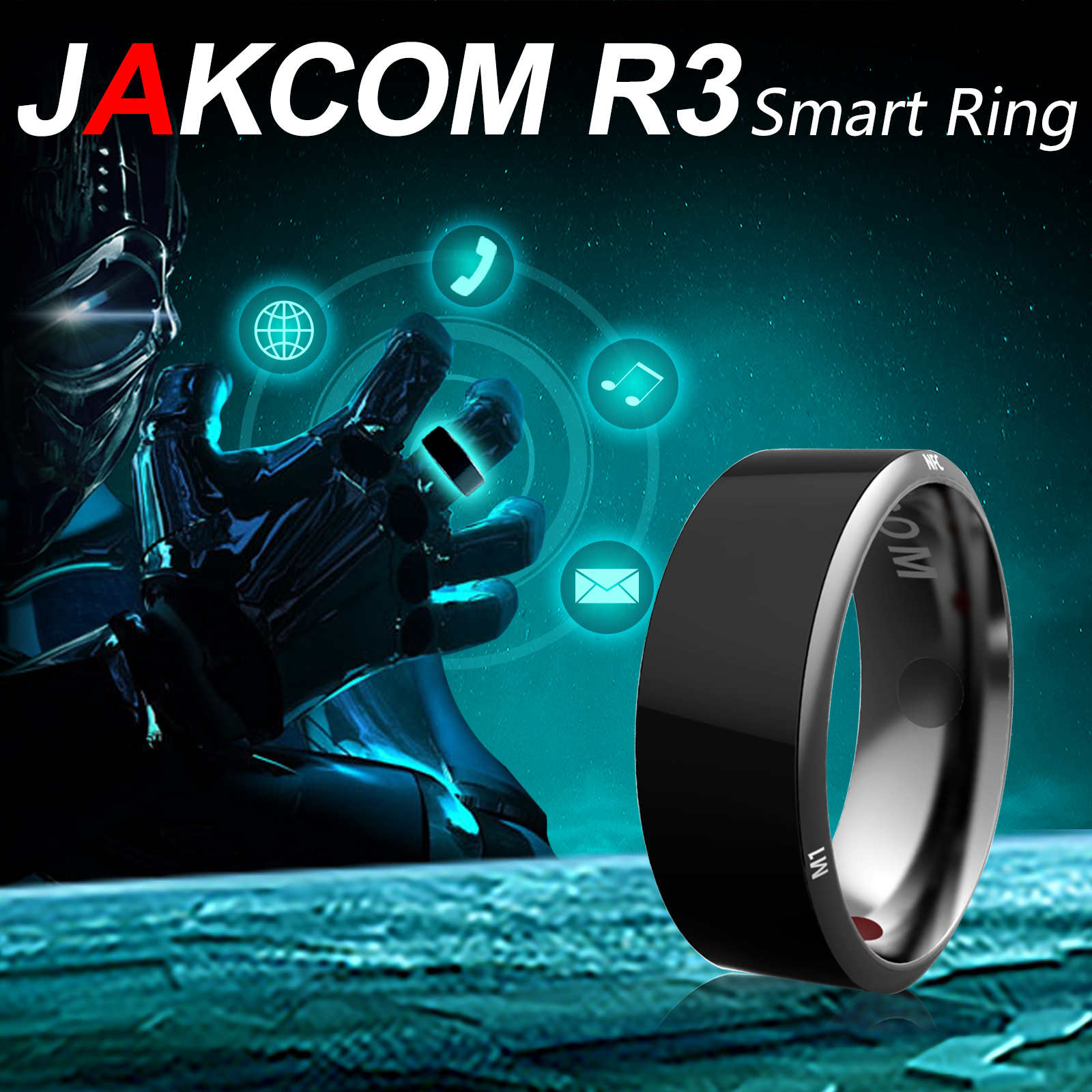 Jakcom R3 R3F anillo inteligente nueva tecnología dedo mágico para Android Windows NFC teléfono Accesorios inteligentes