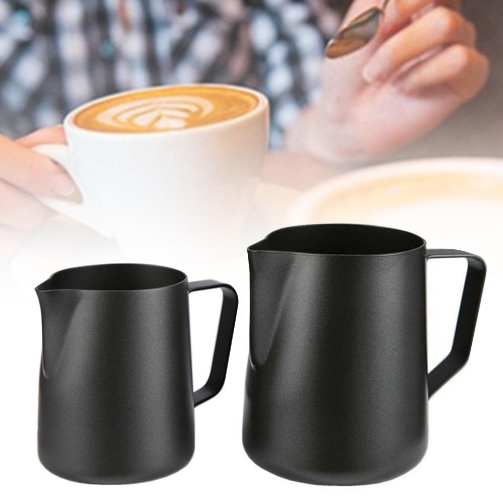 350/600ml ruostumaton teräs maitovaahto kahvi latte cappuccino vaahdotuskannu kuppi maitovaahto kahvi latte cappuccino vaahto